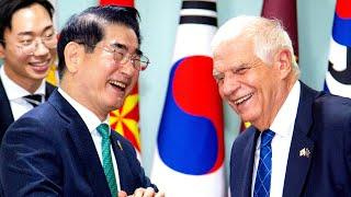 Borrell calls North Korea and Russia to immediately withdraw the troops from Ukraine war battlefield