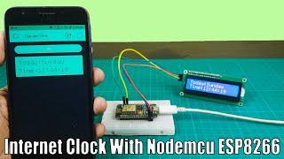 How to get the Day and Time through the internet with the Nodemcu ESP8266 | Without RTC module