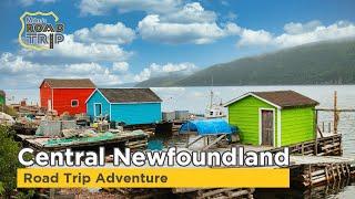 Road Trip travel around Central Newfoundland Canada