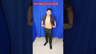 How To Look Like U Have Abs ️#shorts #fitnessinspiration #gayfitness