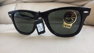 Real Genuine Ray Ban Original Wayfarer  RB2140 50 unboxing sun glasses