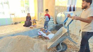 A new house with the hands of Fatima and Jesus. From sewing to renovation.