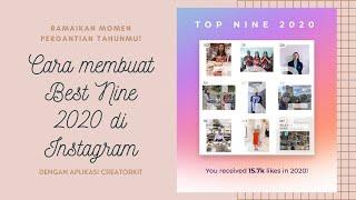 Cara Membuat Best Nine Instagram 2020 dengan Aplikasi Creatorkit