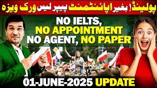 Poland New 100% Digitally Apply Work Permit update 1st June II Easy Visa with Kaiser Khan