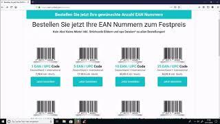 EAN UPC CODE KAUFEN BARCODE KAUFEN