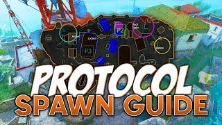 PROTOCOL Spawn Guide for Hardpoint on Ranked Play for BO6!