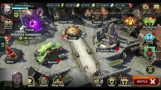 Account Takeover Building a Fire Knight Team | Raid: Shadow Legends