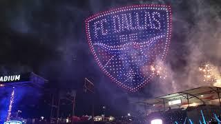 Galactic Spectacle: Star Wars Drone Show Lights Up the Sky after FC Dallas vs Austin FC MLS Clash