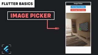 Flutter Tutorial - Image Picker From Gallery & Camera