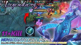 NOVARIA NEW BEST BUILD AND EMBLEM 2024 NOVARIA GAMEPLAY MOBILE LEGENDS