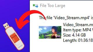 Copy Large Files to a USB Drive