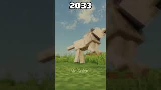 Evolution of Wolf || #minecraft #shorts #short