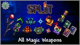 Terraria Split Mod - All Magic Weapons