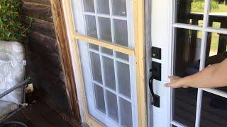 INNOVATIVE screen door insert for double french doors (works great)