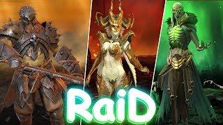 Raid прокачка героев для слияния РАЗЕНА ! Прохождение миссий в РЕЙД ! #105