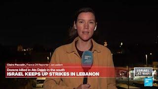 'We could see the rockets in the sky being intercepted by Israel's air defence system' • FRANCE 24