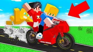 Criamos a Melhor Moto com Super Velocidade no Minecraft!