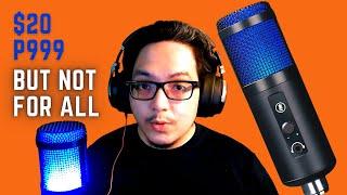 BM422 USB RGB Condenser Microphone | Great for Podcasting but for singing? Hmmmm... Testing + Review