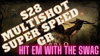 Season 28 Demon Hunter Marauders Multi Shot Super Speed GR build