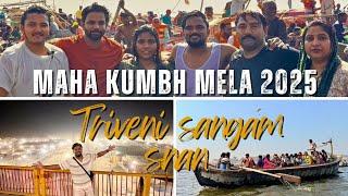 First Time Taking the Holy Dip | My Colorful Journey of Tradition & Celebration at Maha kumbh 2025