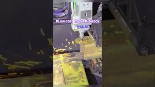 Low cost and high-efficiency laser tube cutting machine#pipelasercutter  #dxtech#dxtechlaser