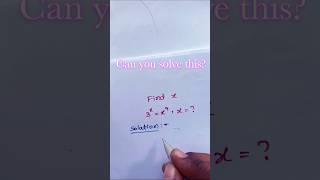 Solving the Exponential Equation:  3^x = x^9  | Step-by-Step Solution