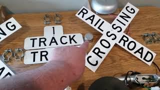 Railroad Crossing Signal KIT for the OUTDOOR HOBBYIST