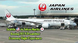 Japan Airlines Boeing 787-9 Seattle to Tokyo-Narita Economy Flight Experience