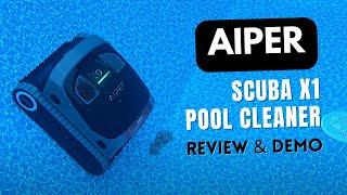 Aiper Scuba X1 Robot Pool Cleaner Review - Watch It Clean