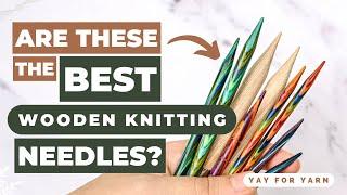 Are These the BEST Wooden Knitting Needles?  KnitPicks Laminated Birch Knitting Needle Review