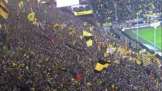 Stimmung Südtribüne: Borussia Dortmund - Greuther Fürth BVB Atmosphere 17.11.2012