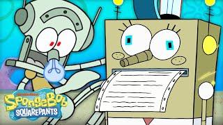 If SpongeBob & Squidward Were Robots  | "Welcome to Binary Bottom" | SpongeBob