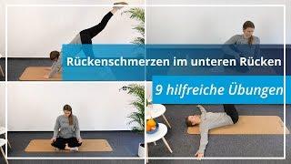 Wie Du Deine Rückenschmerzen im unteren Rücken loswirst - Schmerzfrei mit diesen 9 Übungen!