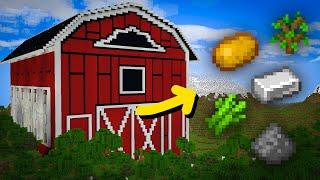 I Built The BIGGEST FARM In Minecraft Hardcore