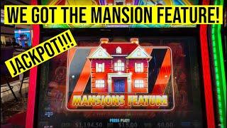 CRAZY HUFF N MORE PUFF SLOT SESSION! MANSION FEATURE JACKPOT!