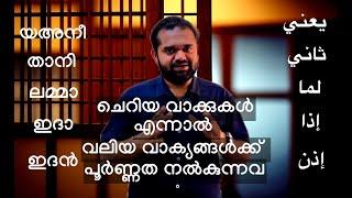 VIDEO #69 യാനി, താനി, ലമ്മാ, ഇദാ, ഇദൻ; Spoken Arabic Important Lesson #learnarabicwithfaizy