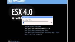 VMware vSphere CBT - Performing an Unattended Installation of ESX 4 With a ks.cfg Script File