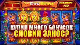 КУПИЛ МНОГО БОНУСОК И ПОЙМАЛ ЗАНОС В DOG HOUSE MEGAWAYS??? ДОГ ХАУС МЕГАВЕЙС