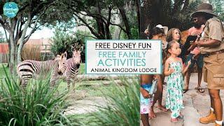 Animal Kingdom Lodge Free Family Activities and Tips- TBT