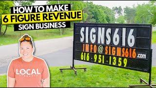 How to Start $20K/Month Custom Sign Business