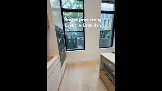 NYC Brokers Previewing event for condo @522 State St, Brooklyn, NY 11217 ブルックリンの不動産視察