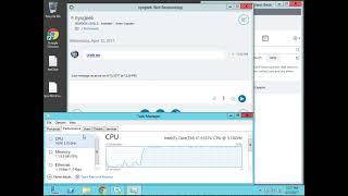 crashme skype for business 2017 demo (cpu spike - no crash)