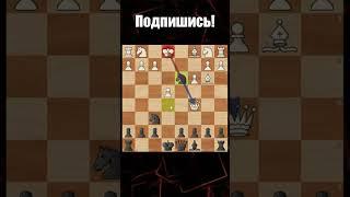 Жертва В Дебюте И Противник Без Ферзя! #chess  #шахматы #shorts