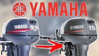 РАЗДУШКА YAMAHA 9.9 в YAMAHA 15. Как увеличить мощность двухтактного лодочного мотора Ямаха