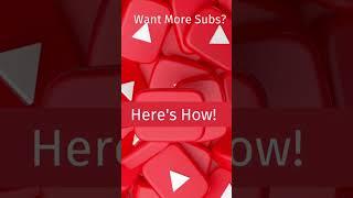 Don’t know how you’ll get 1000 Subs? Need more subs to grow your channel? This works!