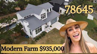 Inside a $935,000 Modern Farm Home in Jonestown Texas, full tour.