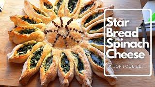 Spinach Cheese Bread Recipe | StarBread Recipe| Top Food Eli