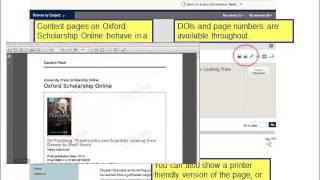 Oxford University Press Online Science Resources