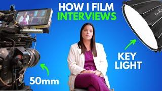 How to Film Interviews "Talking Head" Style Videos