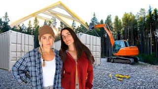 Building a Shipping Container Workshop! Painting Containers Ep. 3